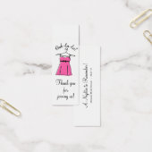 Tags cadeaux de douche Lingerie rose (Bureau)