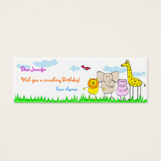 Tags Cadeaux Jungle Cubs Pour Enfants - Customisé