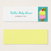 Tags cadeaux Picks et Glace Cream (Devant & derrière)