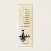 Tags du Mariage vintage Damask Chandelier (Devant)