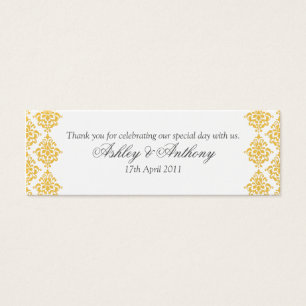 Tags favoris gris jaune blanc Mariage damassé