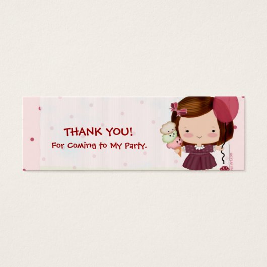 Tags Fille Fête Favoriser (Devant)