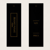 Tags Golden Modern Hang (Devant & derrière)