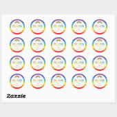 Tags Rainbow Faver / Stickers Rainbow (Feuille)