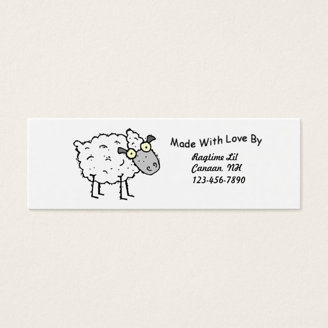 Tags Sheepy Fabric (Devant)