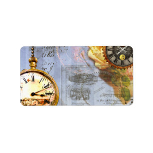 Tags Steampunk Time Étiquettes