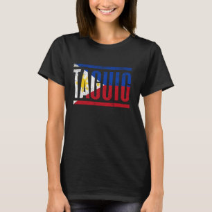 TAGUIG FILIPIJNEN MET ZIJN FILIPIJNSE VLAG T-SHIRT
