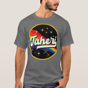 Taheri regenboog in ruimte  stijl t-shirt