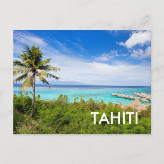 Tahiti Briefkaart (Voorkant)