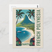 Tahiti Briefkaart (Voorkant / Achterkant)