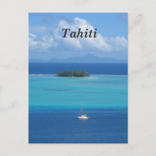 Tahiti Briefkaart (Voorkant)