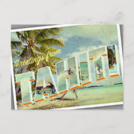 Tahiti briefkaart foto