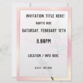 Tahiti carte illustrée affiche de voyage (Dos)