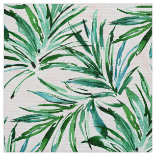 TAHITI DREAMS Blush Palms Stof