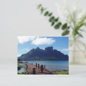 Tahiti - een ander uitzicht briefkaart (Staand voorkant)