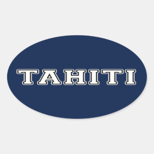 Tahiti Ovale Sticker