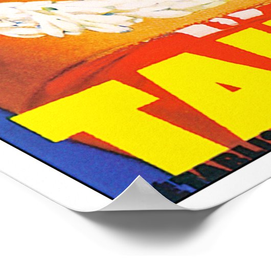 Tahiti ~ Perle du Pacifique Poster (Hoek)