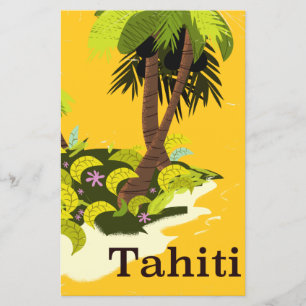 Tahiti Retro-reisposter