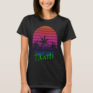 Tahiti Retro Sunset T-shirt