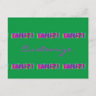Tahiti Sign Thunder_Cove Briefkaart