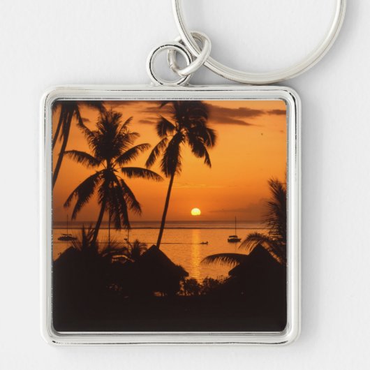 tahiti sunset sleutelhanger (Voorkant)