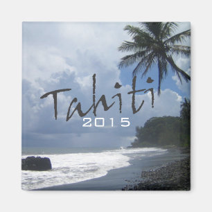 Tahiti Travel Souvenir Fridge Magnet Change Year Magneet