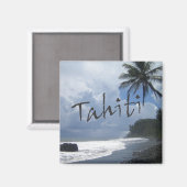 Tahiti Travel Souvenir Photo Frigo Magnets (Recto/Verso)
