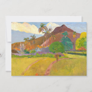 Tahitiaans landschap Paul Gauguin