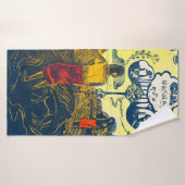 Tahitian Femmes et Chien, Gauguin (Serviette de bain)