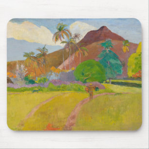 Tahitian Landscape (door Paul Gaugin) Muismat