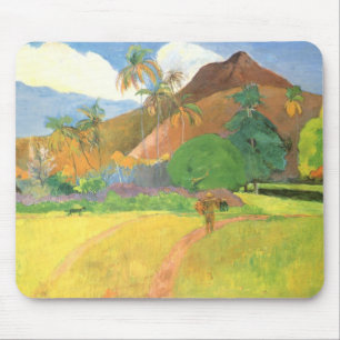 Tahitian Landscape, Mountains Tahiti, Paul Gauguin Muismat