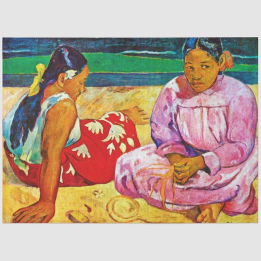 Tahitian Women, Gauguin Tissuepapier (Voorkant)