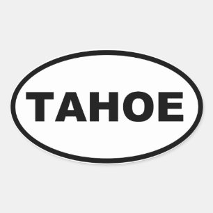 TAHOE OVALE STICKER