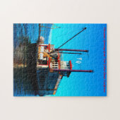 Tahoe Queen California. kerstcadeautjes Legpuzzel (Horizontaal)