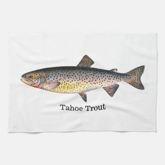 Tahoe Trout Fish Theedoek (Horizontaal)