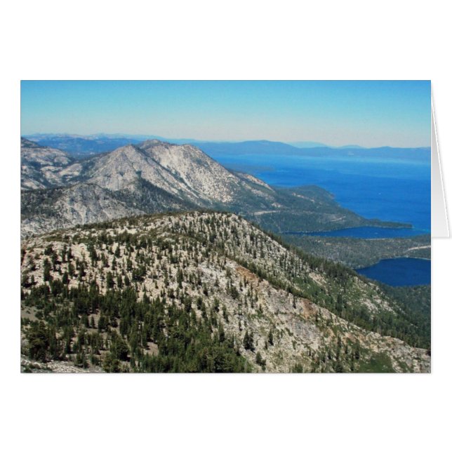 Tahoe van Mt Tallac (Voorkant Horizontaal)