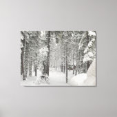 Tahoe Winter Wonderland Canvas Afdruk (Voorkant)