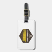 Tahquamenon Falls State Park Michigan Bagagelabel (Voorkant verticaal)