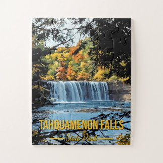 Tahquamenon Falls State Park Poster vintage Puzzle