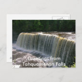 Tahquamenon Herfsten Briefkaart (Voorkant / Achterkant)