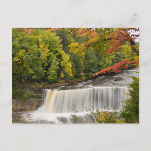 Tahquamenon Herfsten in Herfst Briefkaart