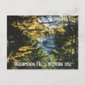 Tahquamenon Herfsten Michigan Briefkaart (Voorkant)