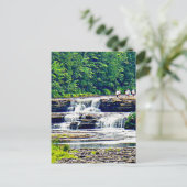 Tahquamenon Herfsten State Park Lower Herfsten, Mi Briefkaart (Staand voorkant)