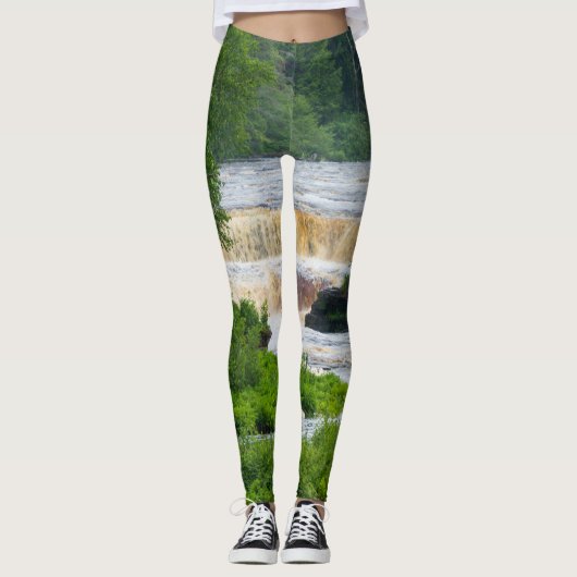 Tahquamenon Onderste Herfsten Leggings (Voorkant)