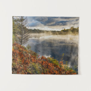 Tahquamenon Rivier Zonsopgang   Paradise, Michigan Wandkleed