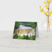Tahquamenon Upper Falls Penser À Votre Carte (Fleur jaune)