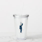 Tai Chi Acryl Drinkbeker (Achterkant)