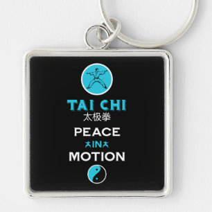 Tai Chi-beoefenaar cadeau Sleutelhanger