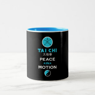 Tai Chi-beoefenaar Geschenk Tweekleurige Koffiemok