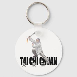 Tai Chi Broad Sword Sleutelhanger